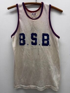 Vintage 1950s B.S.B Basketball Jersey